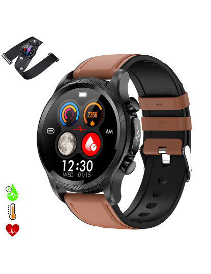 imagem de Smartwatch E400 Couro1