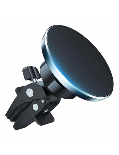 imagem de Suporte Magnético Universal Telemóvel Metálico Preto 1