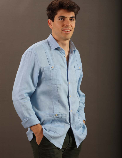 imagem de Camisa Cubana Com Bolsos3