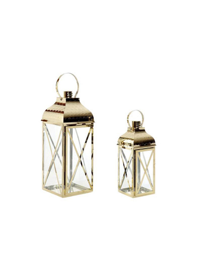 imagem de Conjunto 2 Lanternas Dourado 1