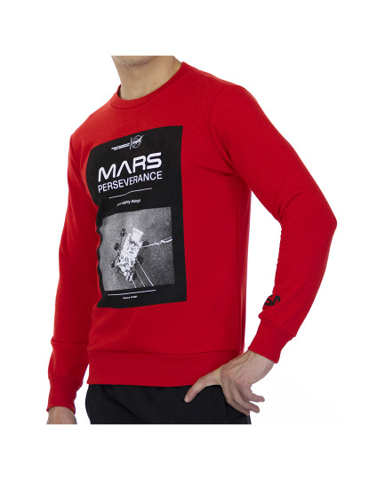 imagem de Sweatshirt com logotipo grande Homem vermelho2