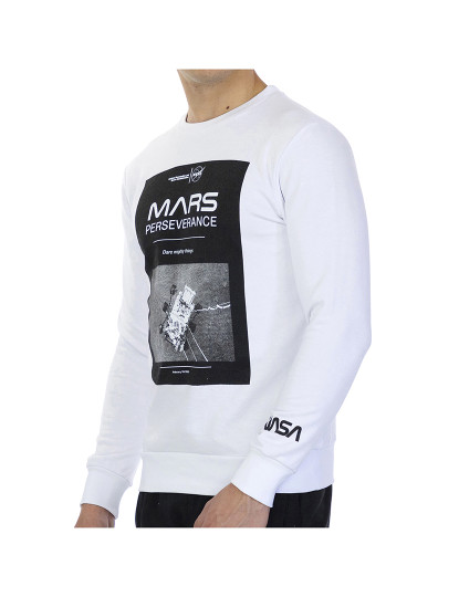 imagem de Sweatshirt com logotipo grande Homem Branco2