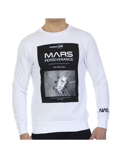 imagem de Sweatshirt com logotipo grande Homem Branco1