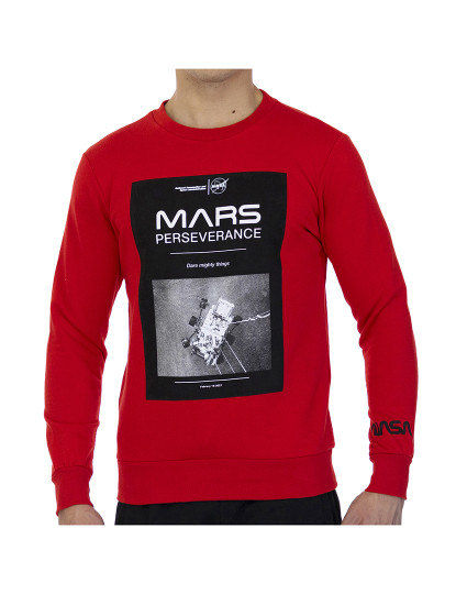 imagem de Sweatshirt com logotipo grande Homem vermelho1