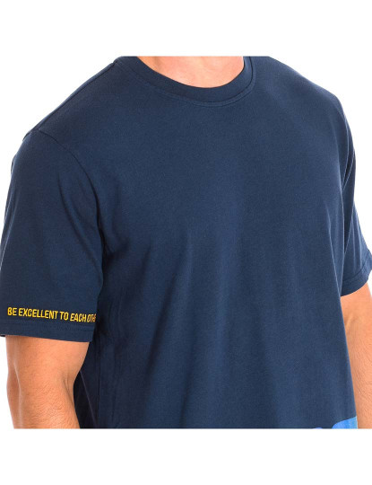 imagem de T-Shirt Homem Azul Marinho2