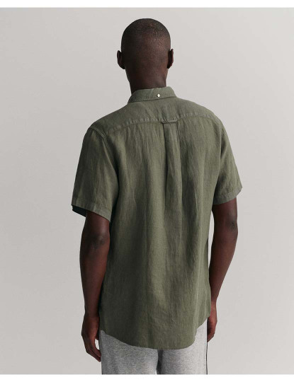 imagem de Camisa Manga Curta Homem Verde2