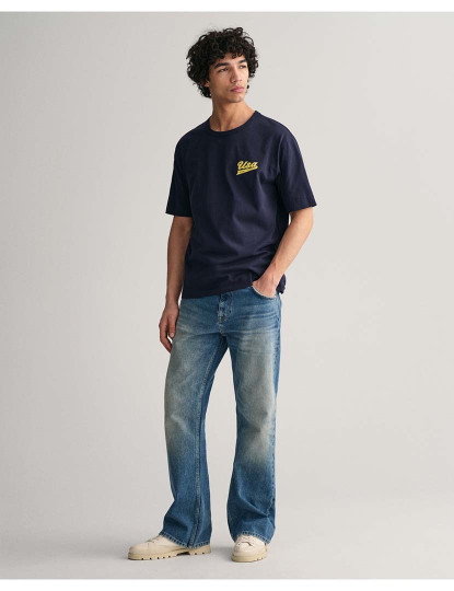 imagem de T-Shirt Homem Azul5
