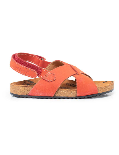 imagem de Sandálias Criança Brick Vermelho Suede1