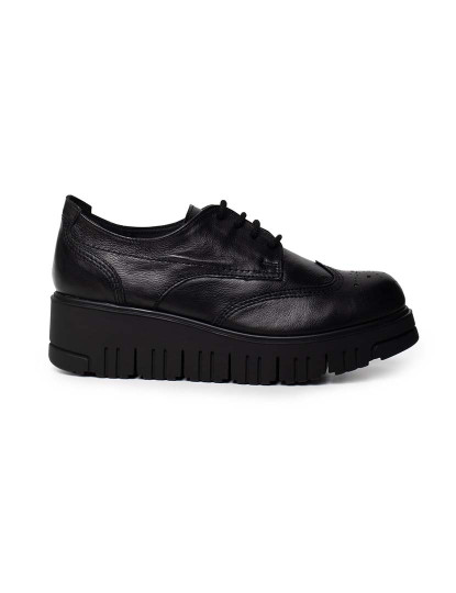 imagem de Sapatos Senhora Arlete Laceup Black Leather1