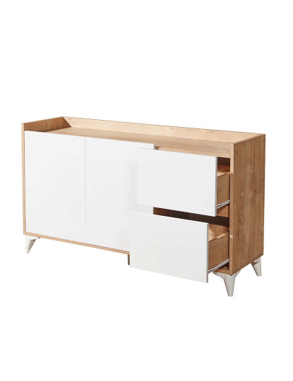 imagem de Aparador Tuvalle Sapphire Oak Branco6