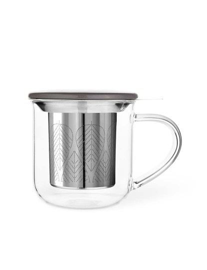 imagem de Caneca Coador Chá Minima Eva Wool Cinza1