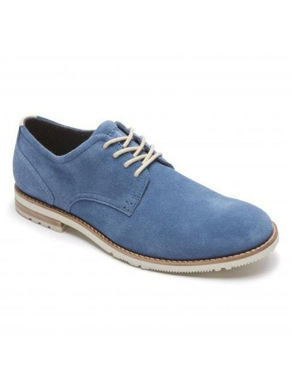 imagem de Sapatos Rockport Ledge Hill 2 Plain Toe Oxford Azuis4