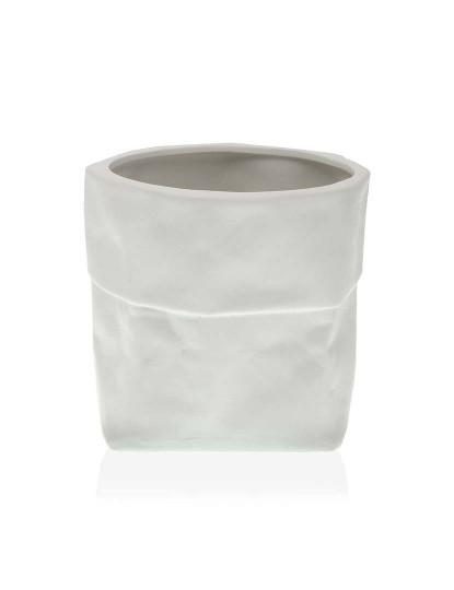 imagem de Vaso Branco Cerâmica 3
