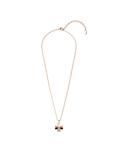 imagem de Pendente Clover Petal Paris Dourado Rosa3