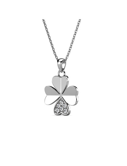 imagem de Pendente Clover Petal Paris Prateado2