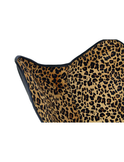 imagem de Cadeirão Pele Leopardo Preta3