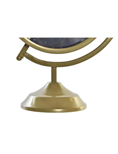 imagem de Relógio Mesa Metal Vidro Mapa-Mundo 3