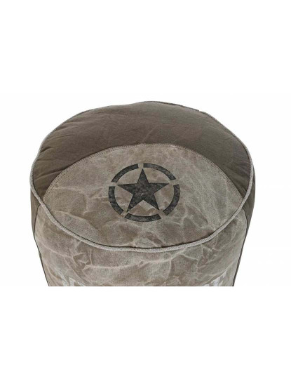 imagem de Almofada Chão Algodão Star Cinzento 2