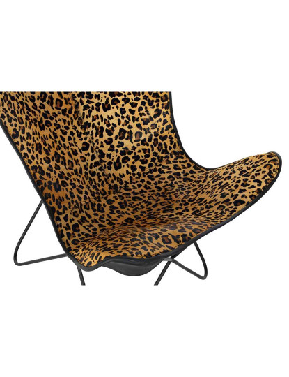 imagem de Cadeirão Pele Leopardo Preta2