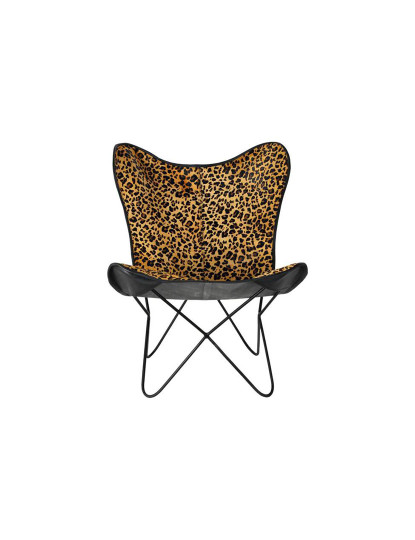 imagem de Cadeirão Pele Leopardo Preta5