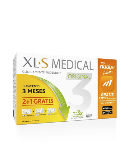 imagem de Complemento Alimentar XLS Medical   Queima-gorguras 540 Unidades1