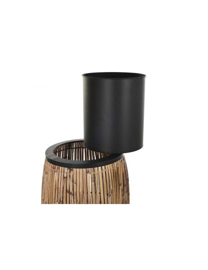 imagem de Vaso Ratan Metal Natural 3