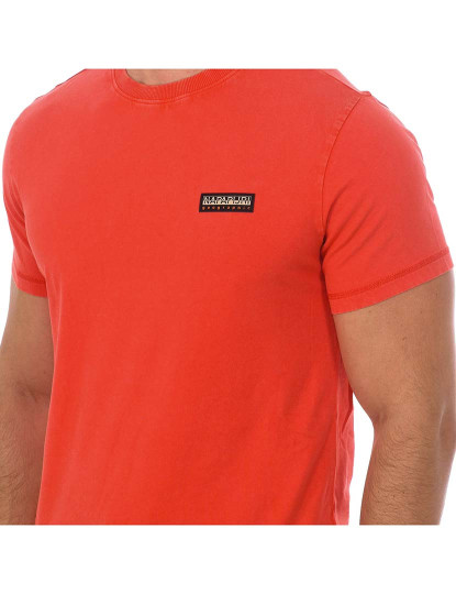 imagem de T-Shirt M. Curta S-Nidaros Homem Vermelho2