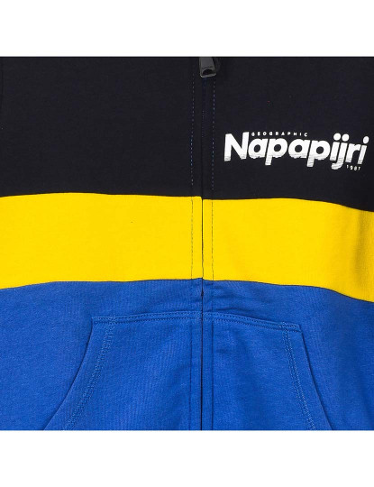 imagem de Hoodie C/ Capuz K Baloy Cb Fzh Menino Amarelo - Preto - Azul2