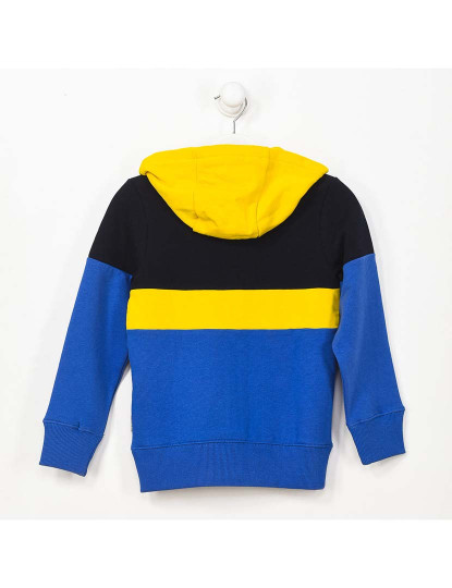 imagem de Hoodie C/ Capuz K Baloy Cb Fzh Menino Amarelo - Preto - Azul3