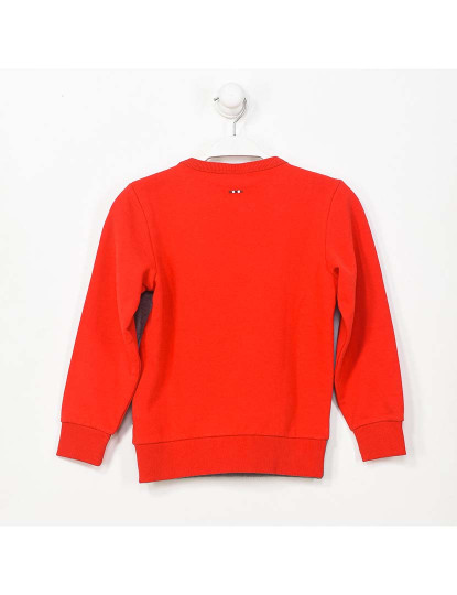 imagem de Sweatshirt M. Comprida Sem Capuz K Baky C Menino Vermelho - Cinza3