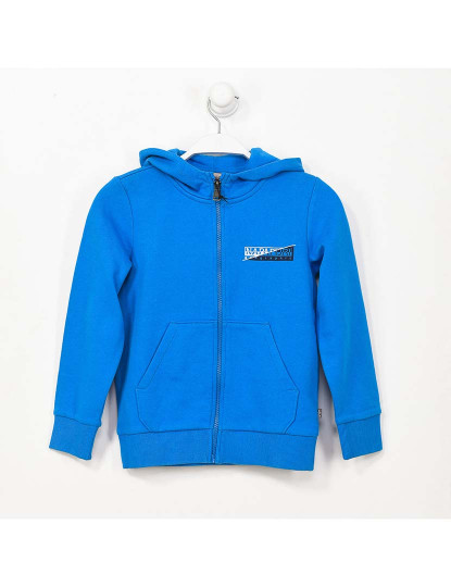 imagem de Sweatshirt M. Comprida C/ Capuz K Baky Fzh Menino Azul Marinho1