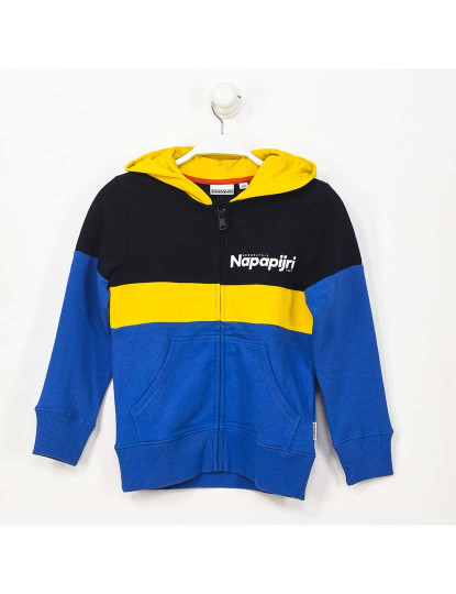 imagem de Hoodie C/ Capuz K Baloy Cb Fzh Menino Amarelo - Preto - Azul1