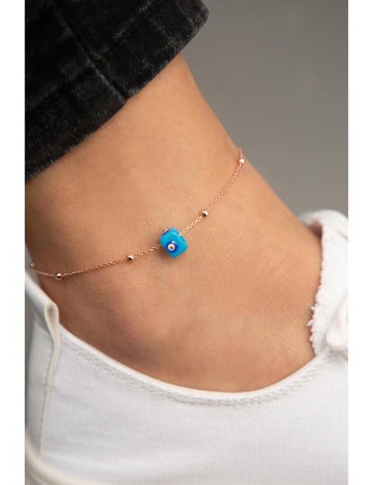 imagem de Pulseira de tornozelo Azul1