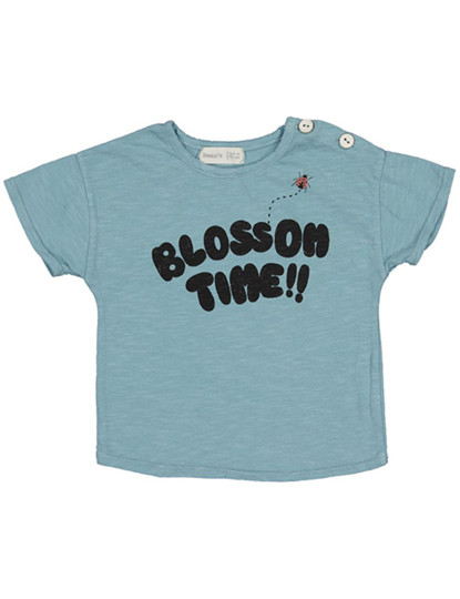 imagem de T-shirt De Algodão Arbutus Slub Blossom Time1