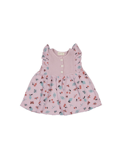 imagem de Vestido Clementina Combi Waffle E Bambula Estampado1