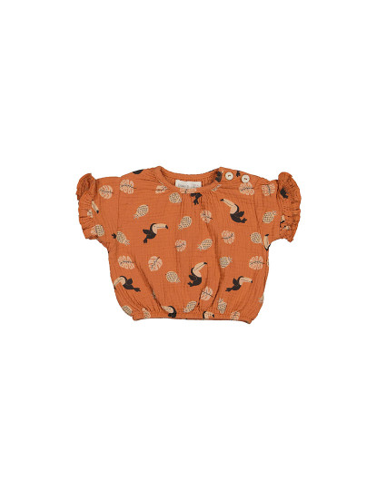 imagem de Medlar T-shirt De Musselina Estampada1