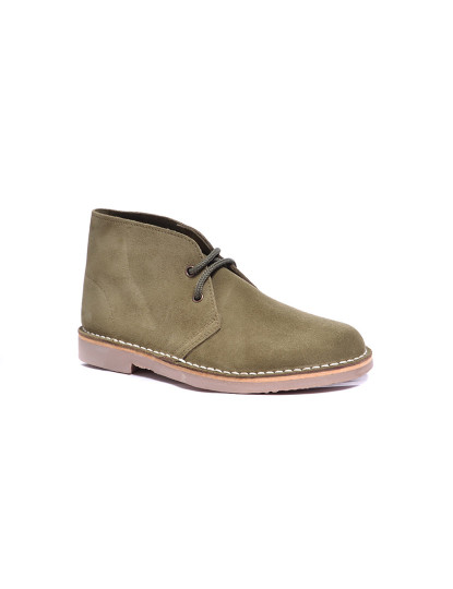 imagem de Botas Safari Kids Atacadores Kaki1