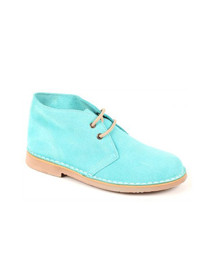 imagem de Botas Safari Kids Atacadores Azul Turquesa1