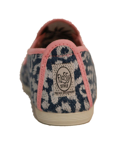 imagem de Slip-on Flossy Criança Print Leopardo Rosa3