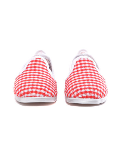 imagem de Slip-on Criança Print Xadrez Vermelho4