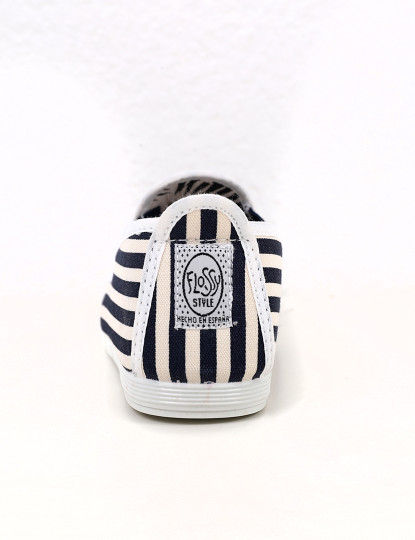 imagem de Slip-on Flossy Criança Print Xadrez Marinho3