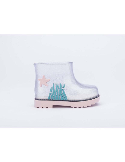 imagem de Sandálias Mini Melissa Under the Sea Boot 53616 clear2