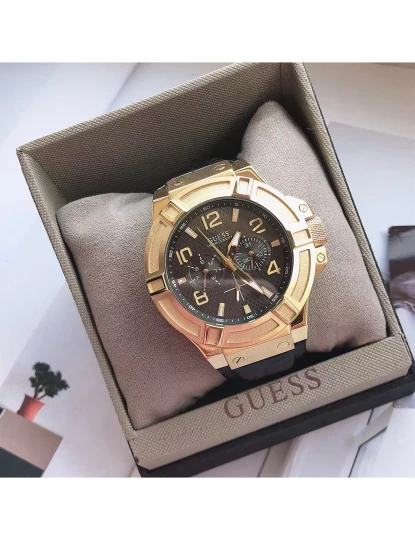 imagem de Relógio Guess Homem Dourado e Preto3