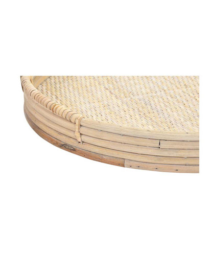 imagem de Conjunto de Bandejas 2 Rattan 50,5X46X5,5 decoração Natural5