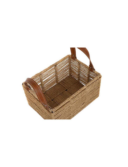 imagem de Conjunto de Cesta 2 Cordas de Metal 36X27X33 Marrom4