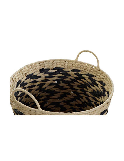 imagem de Conjunto de Cesta 3 Fibras 40X40X35 Natural Marrom Claro4