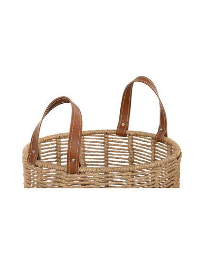 imagem de Conjunto de Cesta 2 Cordas de Metal 32X32X39 Marrom3