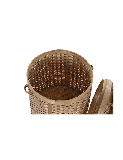 imagem de Conjunto de 3 Cesta de Bambu 31X31X44 Natural4