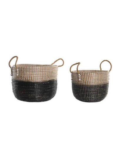 imagem de Conjunto de 2 Cesta de Plantas Marinhas 41X41X30 Natural1