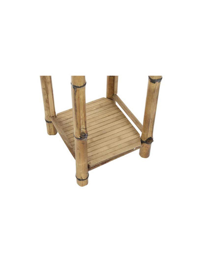 imagem de Mesa Lateral de Vime 36X36X85 Cabine Telefônica Natural4